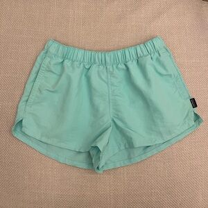 Teal patagonia baggies shorts